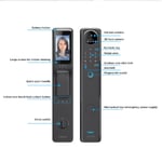 Locstar LS-S100A Smart Door Lock Palm Vein 3D Face Fingerprint Camera Black thumbnail 6