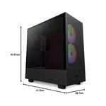 كيس NZXT H5 Flow Mid-Tower ATX RGB thumbnail 10