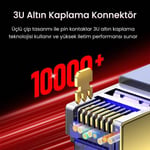 كيبل VegGieg Cat8 Ethernet 40G SFTP 2m رمادي thumbnail 3