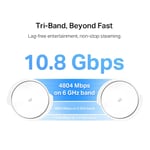TP-Link Deco XE200 AXE11000 2-Pack Mesh WiFi 6E Tri-Band System thumbnail 7