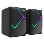 Jedel S-554 2.0 Channel 3W RGB USB Speaker thumbnail 1