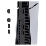 Ipega PS5 Slim 8-in-1 Dust Cover & Plug Kit Black thumbnail 3