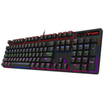 كيبورد Rapoo V500 Pro Full-Size ميكانيكي سلكي RGB thumbnail 3