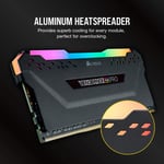 Corsair Vengeance RGB Pro 16GB (2x8GB) DDR4 4000MHz C19 thumbnail 6