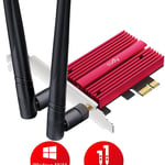 راوتر Cudy WE3000S AX5400 Wi-Fi 6E Tri-Band PCIe Bluetooth 5.3 thumbnail 6