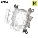 مبرد MSI MAG Coreliquid I360 360mm AIO سائل ARGB أبيض thumbnail 6