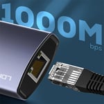 محول LDNIO DS-16U 6-Port USB 3.0 مع إيثرنت و 100W PD رمادي thumbnail 7