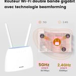 Tenda 4G09 AC1200 Dual-Band 4G+ LTE Router thumbnail 4