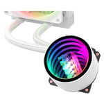 مبرد Redragon CCW-3011 240mm AIO سائل 350W TDP ARGB أبيض thumbnail 3