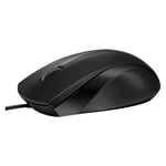 Rapoo N1200 Silent Wired Mouse Black 1000 DPI thumbnail 2