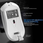 ماوس Smailwolf RS7 20000 DPI Dual-Mode أبيض thumbnail 2