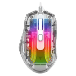 Jedel GM1400 Wired Mouse White RGB Ergonomic thumbnail 3