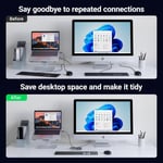 محول Ugreen 25098 2-in 4-out USB 3.0 USB-C أسود thumbnail 8