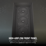 كيس Corsair 3000D Airflow Mid-Tower ATX Black thumbnail 4
