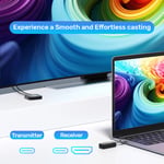 محول UNITEK USB-C إلى HDMI لاسلكي 50m 1080p@60Hz Dual-Band thumbnail 6