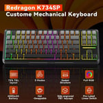 كيبورد Redragon K734SP TKL Hot-Swappable RGB Pro Dual-Mode thumbnail 4