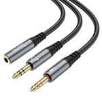 محول Hoco UPA21 2-in-1 3.5mm Audio 25cm thumbnail 4