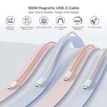 كيبل Unitek C14141A USB-C إلى USB-C 100W Magnetic 1m thumbnail 2
