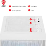 كيس MSI MAG Forge 320R Mid-Tower ATX أبيض thumbnail 14