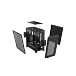 كيس Corsair 3000D Airflow Mid-Tower ATX Black thumbnail 5