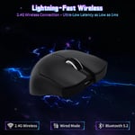 ماوس Attack Shark X11SE 22000 DPI Dual-Mode RGB أسود thumbnail 8