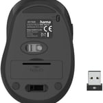 Hama MW-400 V2 Wireless Optical Mouse 1600 DPI Ergonomic thumbnail 2