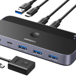 محول Ugreen 25098 2-in 4-out USB 3.0 USB-C أسود thumbnail 6