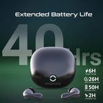 سماعات Promate Baton TWS ANC Bluetooth 5.4 13mm IPX4 6H أبيض thumbnail 16