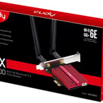 راوتر Cudy WE3000S AX5400 Wi-Fi 6E Tri-Band PCIe Bluetooth 5.3 thumbnail 7