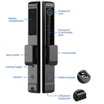 Locstar L106 Smart Door Lock Fingerprint Keypad Bluetooth App Black thumbnail 7