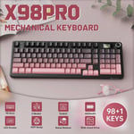 كيبورد Attack Shark X98 Pro 96-Key Hot-Swappable Wireless RGB أسود thumbnail 3