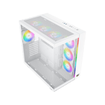 XIGMATEK Aqua Ultra Air Mid-Tower ATX Case White Tempered Glass thumbnail 7