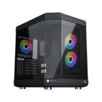 XIGMATEK Cubi ATX Case Black Tempered Glass Superior Airflow thumbnail 4
