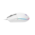 ماوس Logitech G203 8000 DPI سلكي RGB 6 أزرار أبيض thumbnail 5