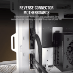 كيس Corsair 6500D Airflow Mid-Tower أبيض زجاج مقسى thumbnail 7
