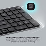 Rapoo 9320M Multi-Mode Wireless Keyboard & Mouse Combo Dark Grey thumbnail 4