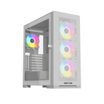 Raptor Arctic Hawk XL Mid-Tower ATX Case White Tempered Glass RGB thumbnail 12