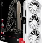XFX Swift AMD Radeon RX 9070 OC White Triple Fan Gaming Edition 16GB Graphics Card thumbnail 1