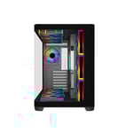 SAMA Neview 2851A Mid-Tower ATX Case Black Tempered Glass thumbnail 2