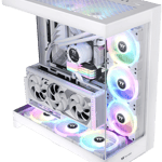 Thermaltake CTE E550 TG Mid-Tower ATX Case Snow White thumbnail 13