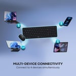 Rapoo 9320M Multi-Mode Wireless Keyboard & Mouse Combo Dark Grey thumbnail 6