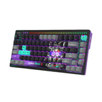 Bloody AT75 Alpha Optical Switch Mechanical Keyboard 75% Wired RGB - Cypher Ghost thumbnail 2