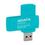 ADATA UC310 Eco 256GB USB 3.2 Flash Drive Green thumbnail 1