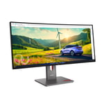 Lenovo ThinkVision P34wd-40 34.14" WQHD Curved Ultrawide IPS Professional Docking Monitor thumbnail 3