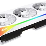 XFX Mercury AMD Radeon RX 9070 XT OC White Magnetic Air Edition 16GB Graphics Card thumbnail 3
