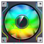 DarkFlash DM20 120mm PWM ARGB Case Fan Black thumbnail 5