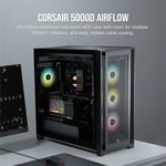 كيس Corsair 5000D Airflow Mid-Tower Black Tempered Glass thumbnail 2