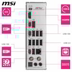 MSI MPG X870E EDGE TI WIFI AMD X870E AM5 ATX Motherboard thumbnail 5