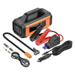 سمارت باور بانك Hoco QS4 10000mAh Jump Starter Air Pump أسود thumbnail 3