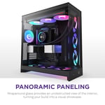 كيس NZXT H9 Flow Mid-Tower ATX أسود RGB thumbnail 5